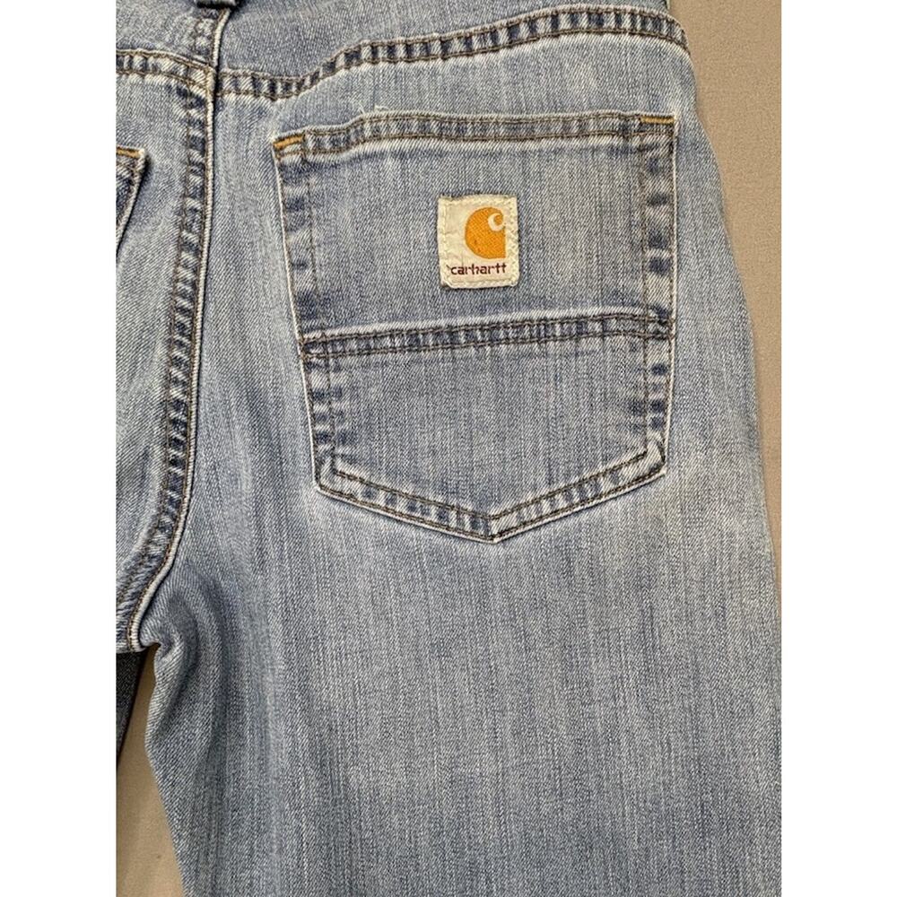 Carhartt Distressed Rugged Flex Relaxed Fit Straight Leg Jeans Blue Men’s 29x32 - Picture 8 of 13